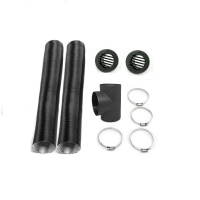 Zestaw rozprowadzenia ciepłego powietrza  2 x 1,5 m - 60 mm