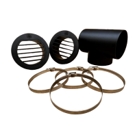 Zestaw rozprowadzenia ciepłego powietrza  2 x 1,5 m - 60 mm